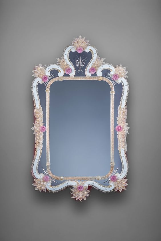 Verona Murano Mirror Venetian Design - Shop Venetian Mirrors and Furniture | Worldwide Shipping