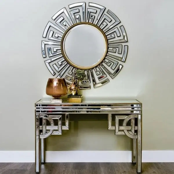 Claridge Console With Mirror Set CWM-621 Venetian Design