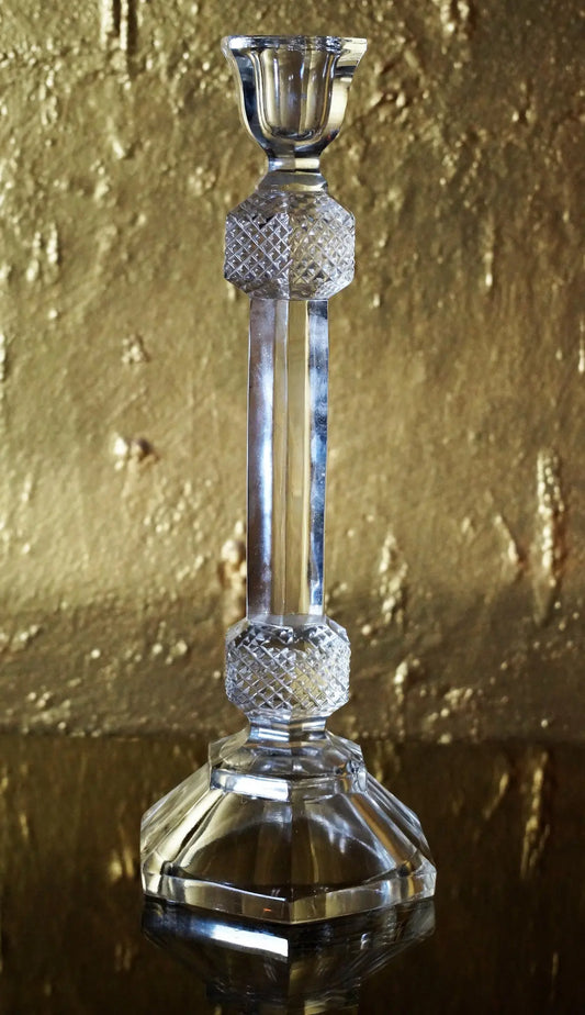 Glass Candle Stand Venetian Design