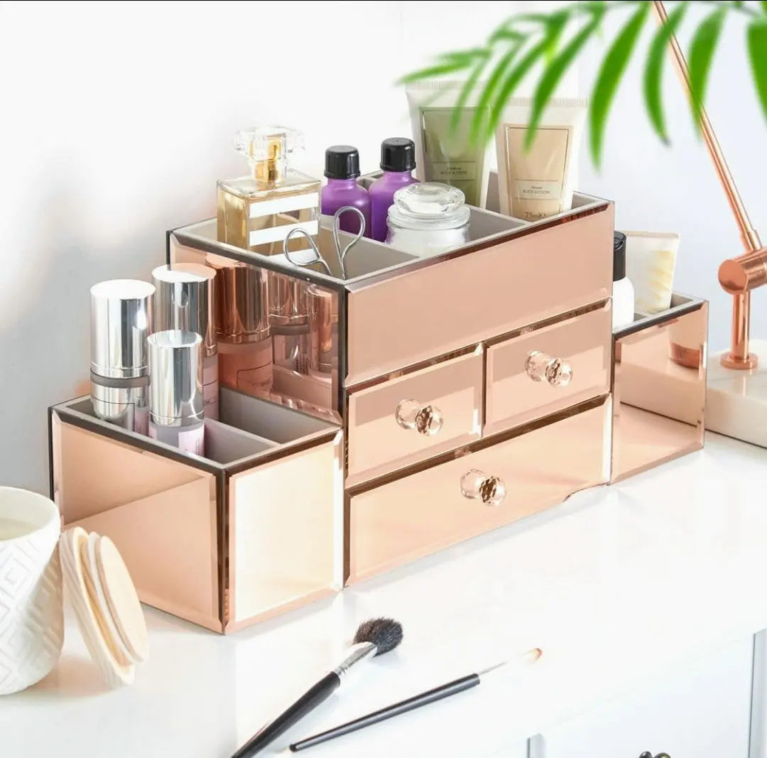 Rose Gold Jewellery Box Venetian Design (The boutique factory) 100% Heart Made Products