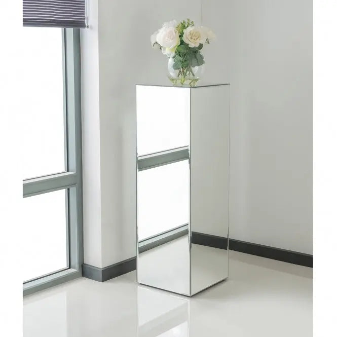 Mirrored Pedestal Stand VDMF-412 Venetian Design 100% Heart Made Products