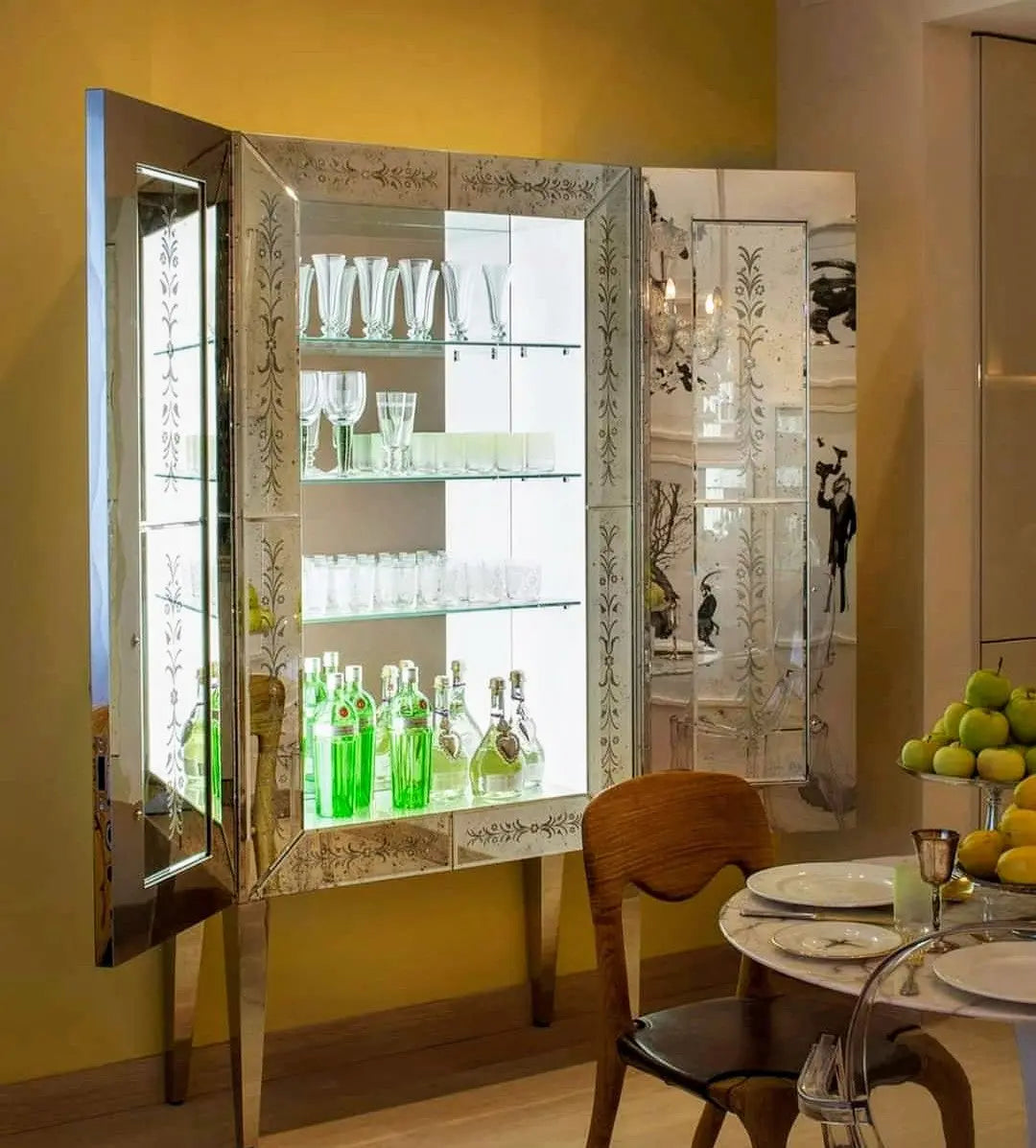 Venetian Bar Cabinet Venetian Design (The boutique factory) 100% Heart Made Products