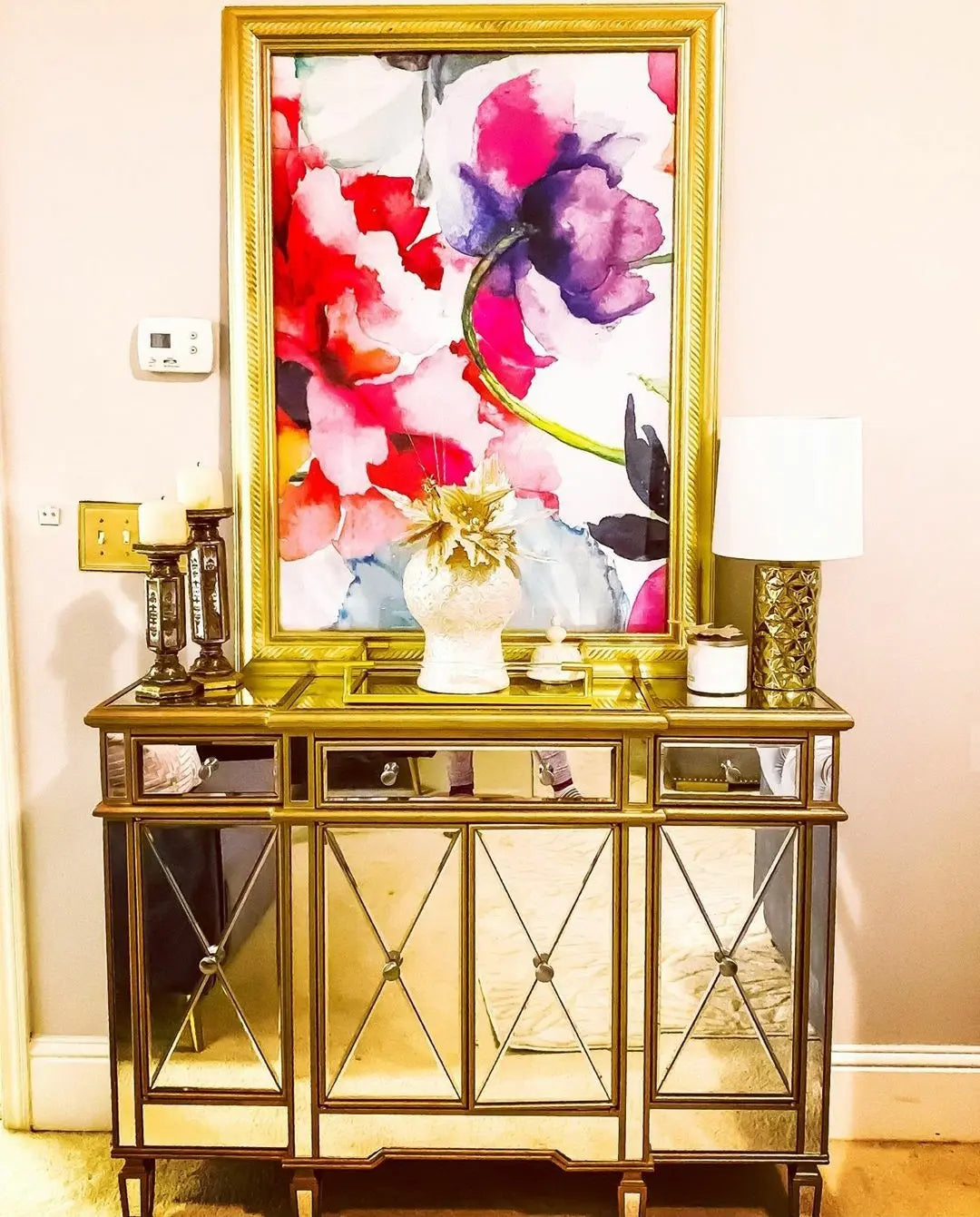 Mirrored Cabinet Venetian Design (The boutique factory) 100% Heart Made Products