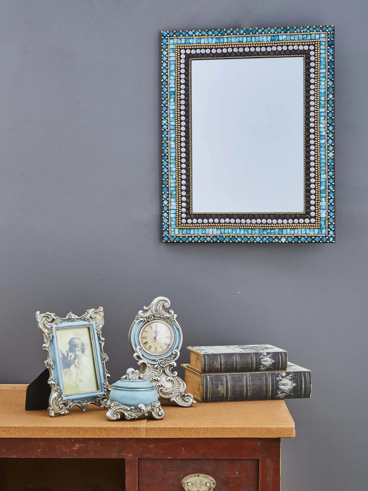 Rectangular Mosaic Mirror VD-GM-117 Venetian Design