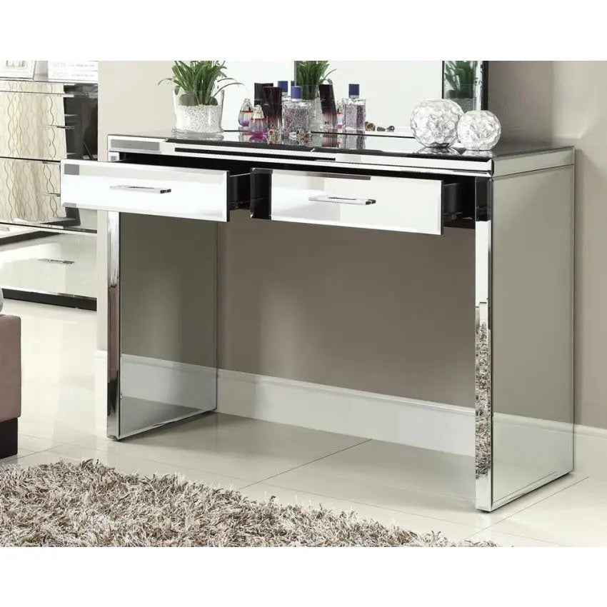 Mirrored Console Table, 2 Drawer VDHZ1003 Venetian Design