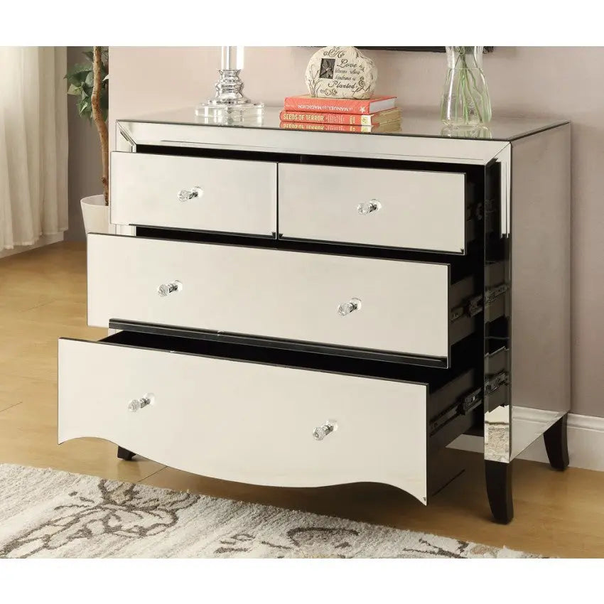 Mirrored Chest, 4 Drawer VDHZ1008 Venetian Design