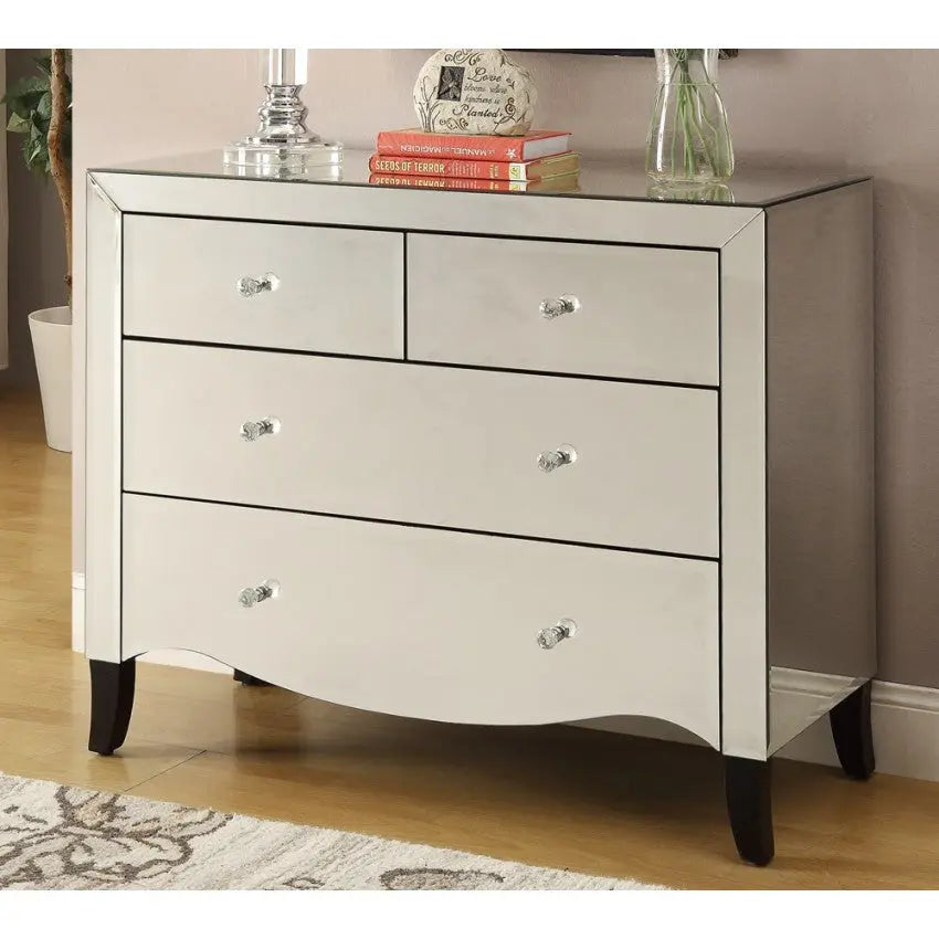 Mirrored Chest, 4 Drawer VDHZ1008 Venetian Design