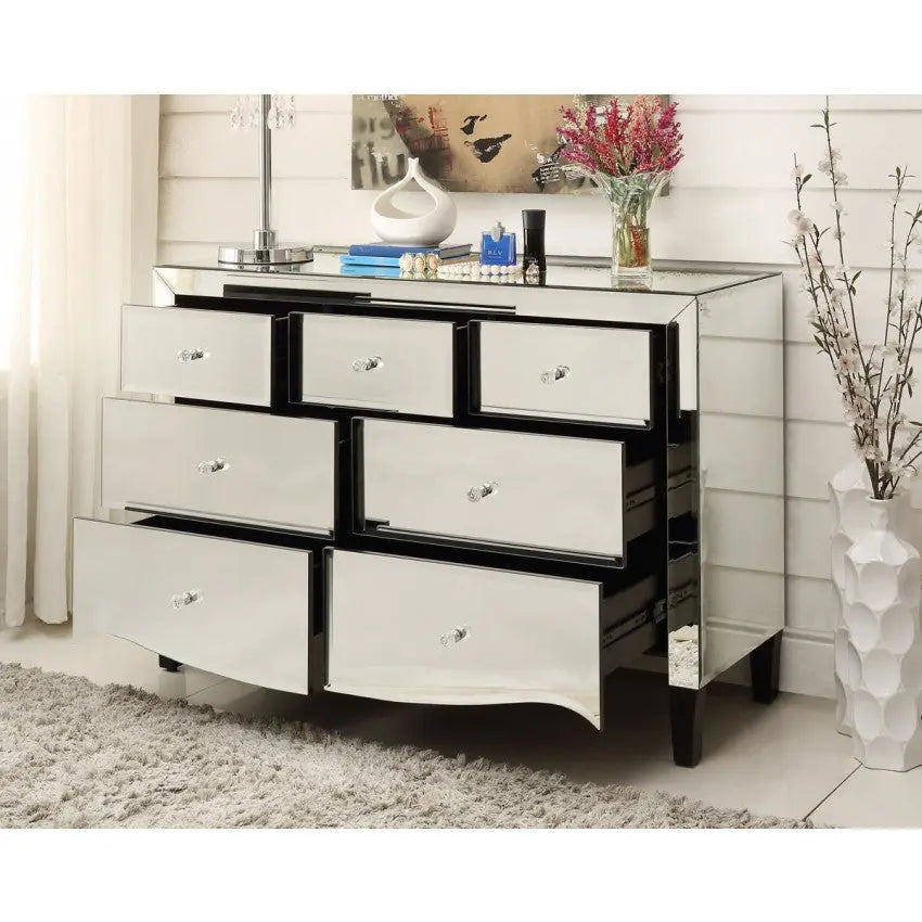 Mirrored Chest, Dressing Table, 7 Drawer VDHZ1010 Venetian Design