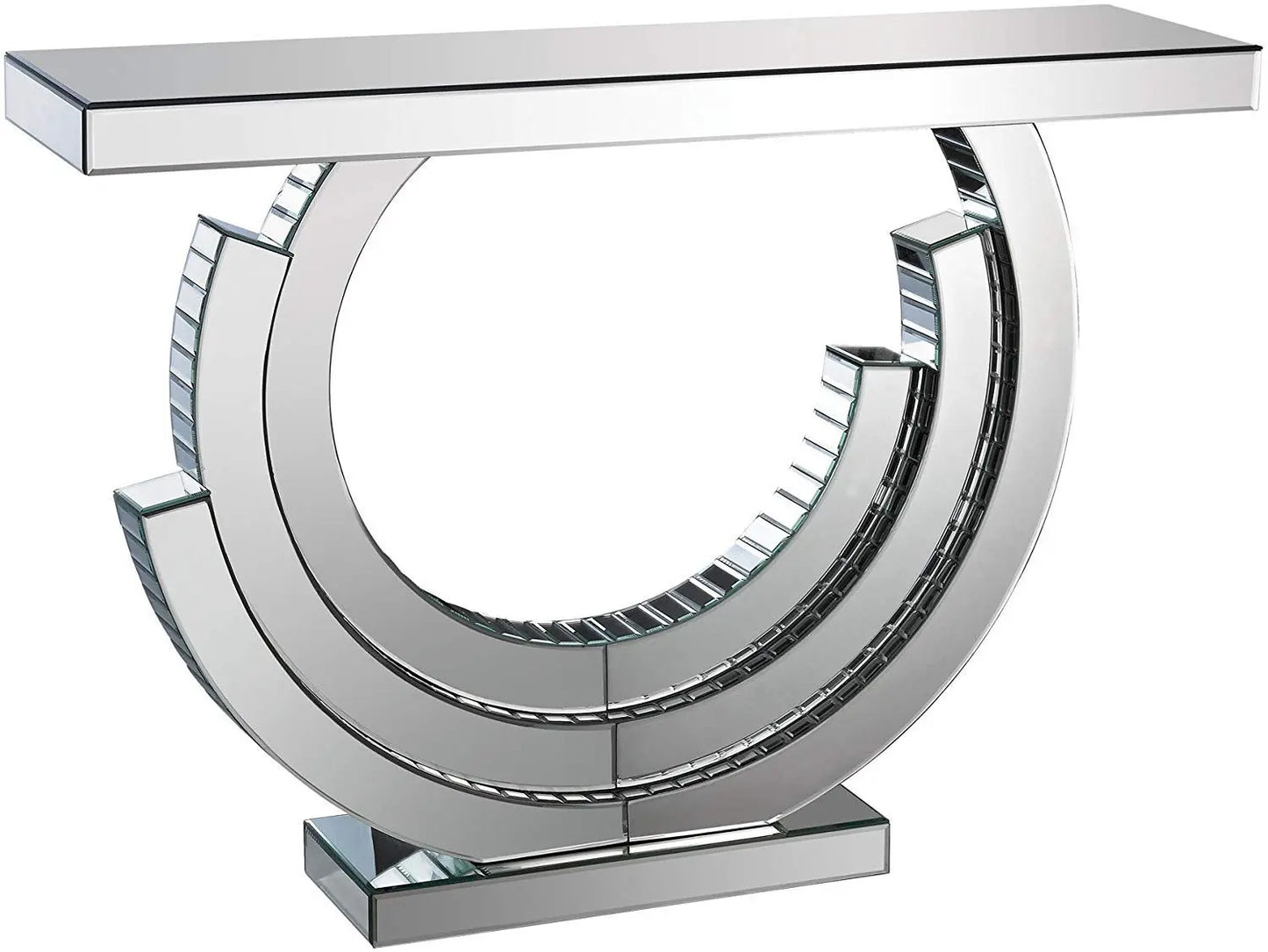 Eclipse Mirrored Console Table VDMF-531 Venetian Design 100% Heart Made Products