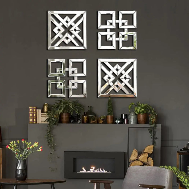 Assorted Mirror Wall Square Panels VDR-668