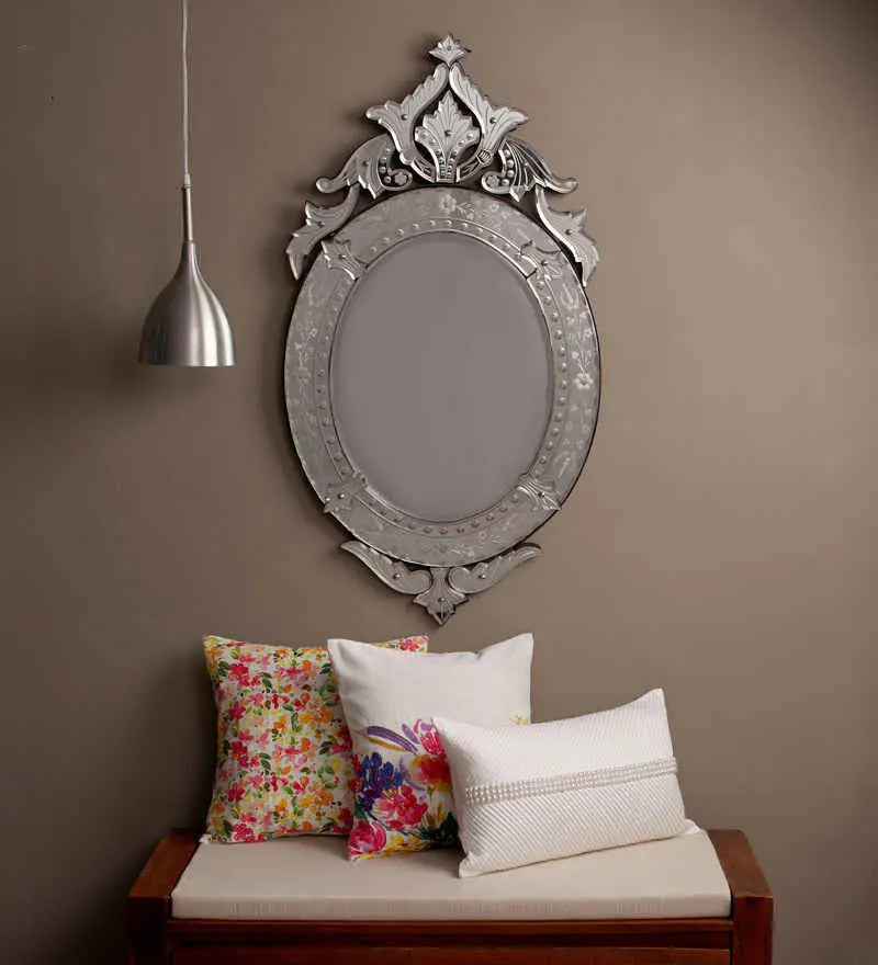 Oval Crown Wall Mirror VDS-72 Venetian Design