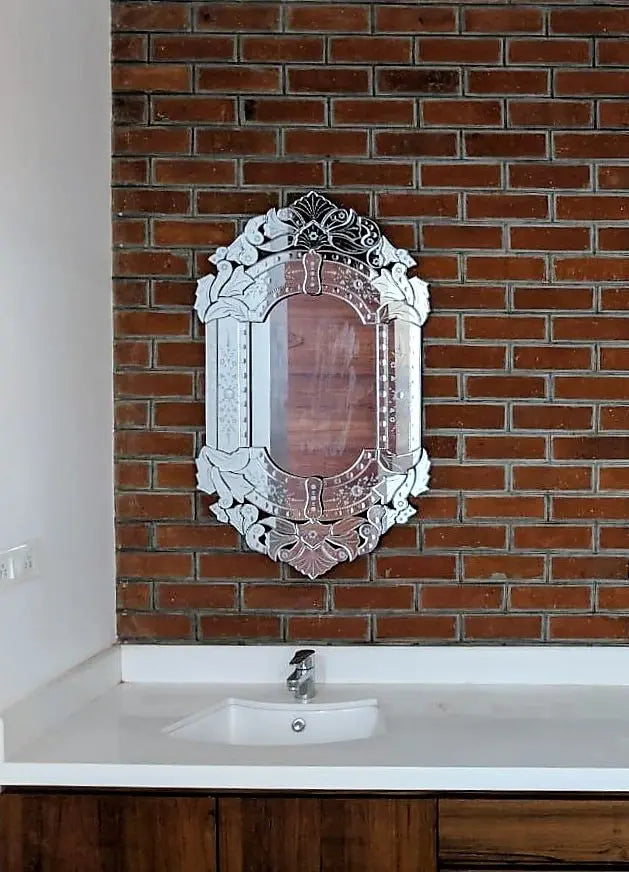 Venetian Mirror Venetian Design 100% Heart Made Products