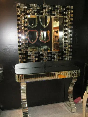 CONSOLE TABLE WITH MIRROR CWM-103 Venetian Design