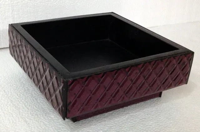 CHOCOLATE BOWL WINE RED Venetian Design