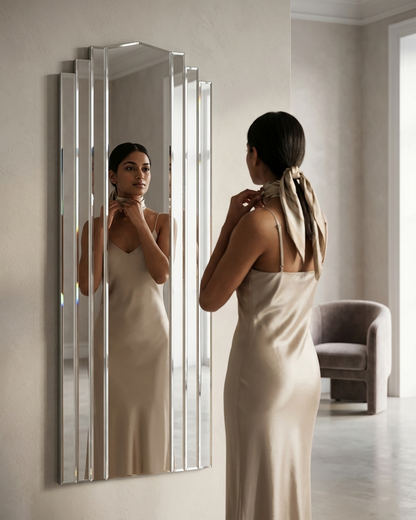 Full Length Art Deco Wall Mirror ADWM-01 Venetian Design (The boutique factory) 100% Heart Made Products