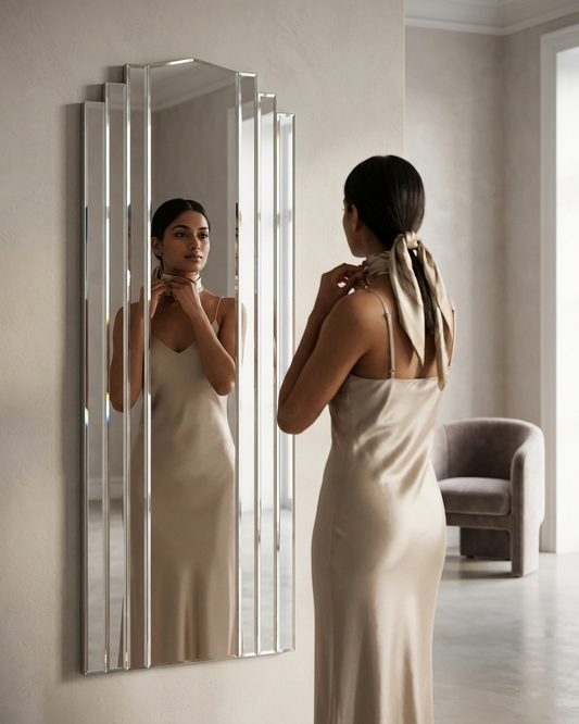 Full Length Art Deco Wall Mirror ADWM-01 Venetian Design (The boutique factory) 100% Heart Made Products