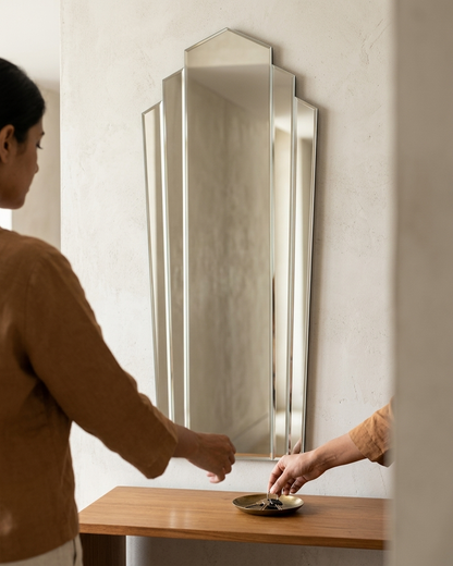 Art Deco Fan Wall Mirror ADWM-02 Venetian Design (The boutique factory) 100% Heart Made Products