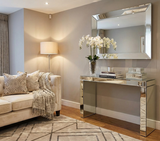 Mirrored Console Table VDMF-424 Venetian Design 100% Heart Made Products