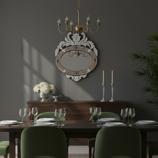 Kennedy Small Venetian Mirror for Bathroom VDS-84 Venetian Design