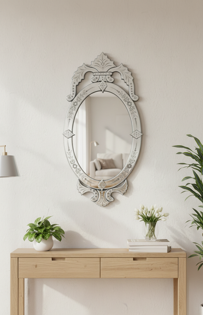 Colton Small Venetian Mirror for Bathroom VDS-83 Venetian Design