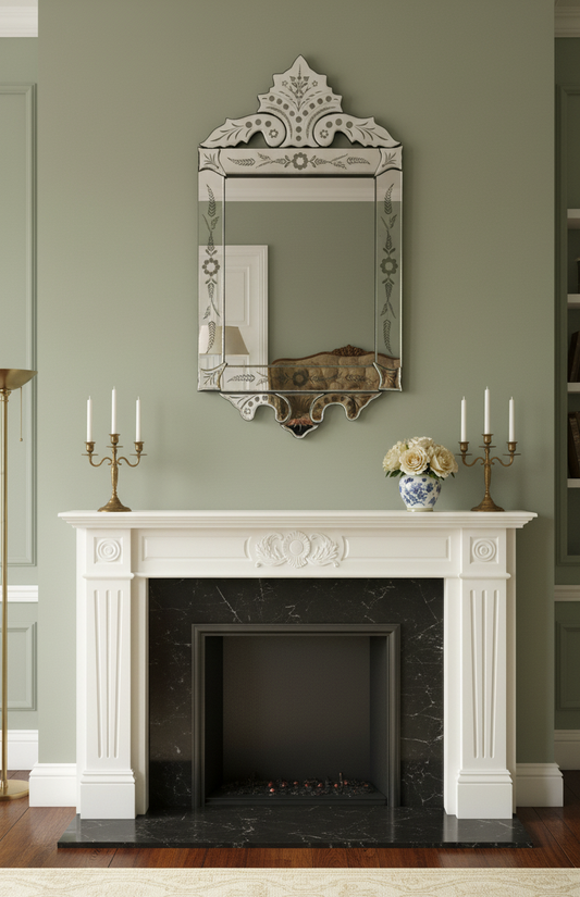 Mason Small Venetian Mirror for Bathroom VDS-81 Venetian Design