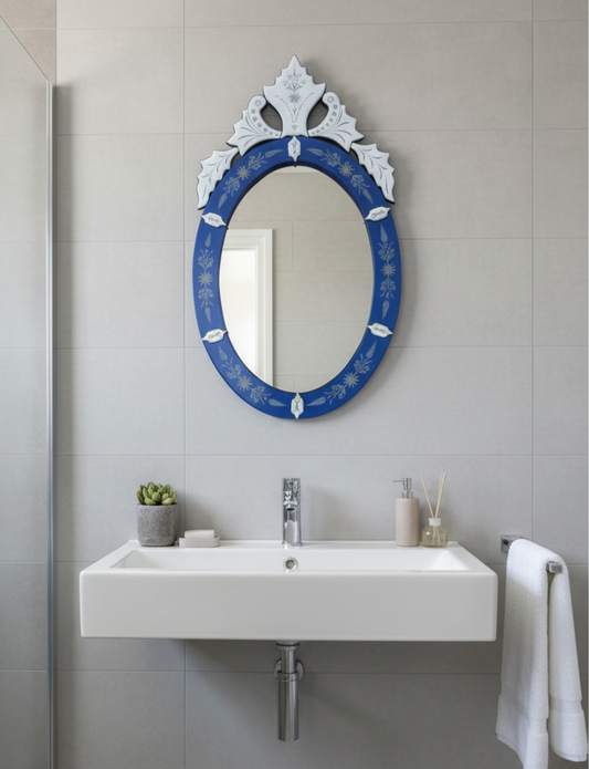 Ava Small Venetian Mirror for Bathroom VDS-78 Venetian Design