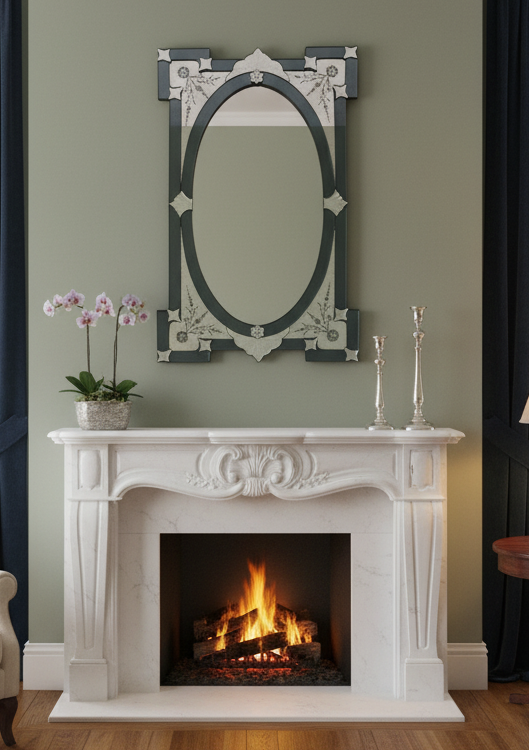 Madison Small Venetian Mirror for Bathroom VDS-77 Venetian Design
