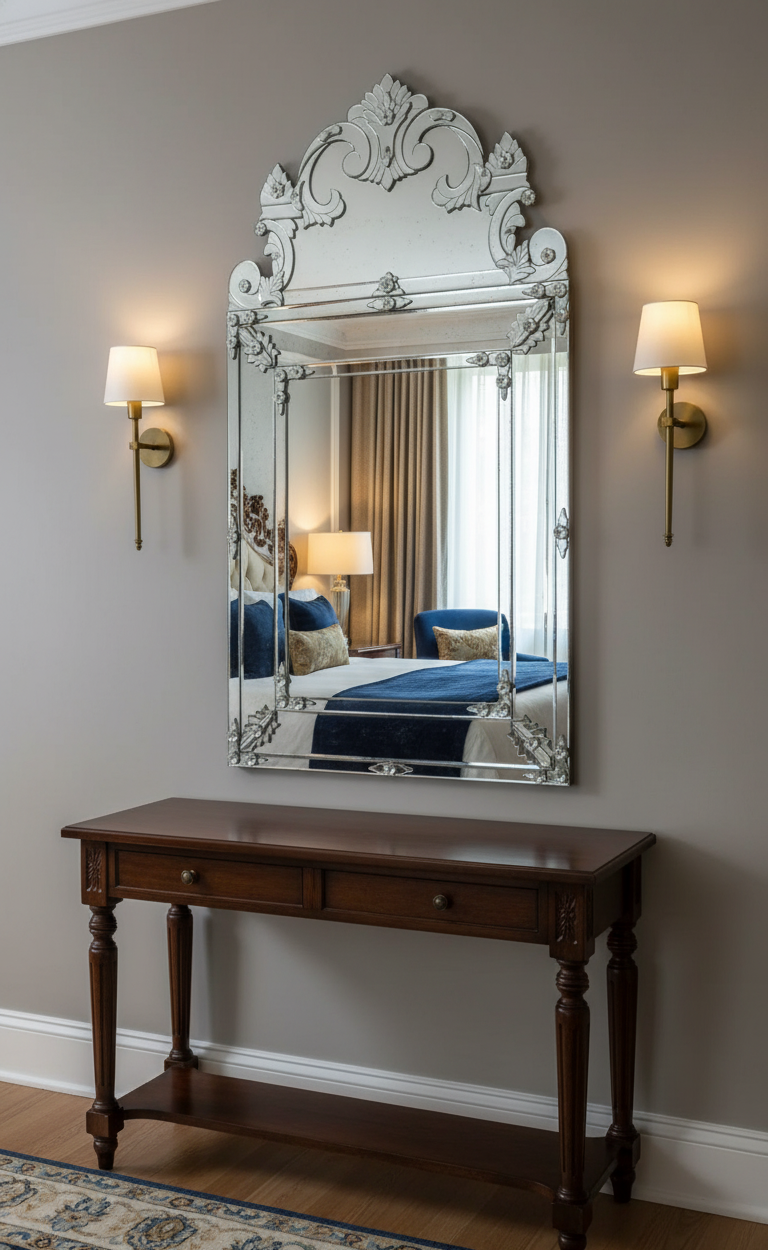 Venetian Mirror VD-797 Venetian Design 100% Heart Made Products