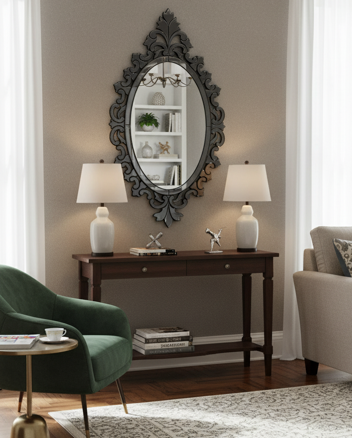 Venetian Mirror VD-796 Venetian Design 100% Heart Made Products