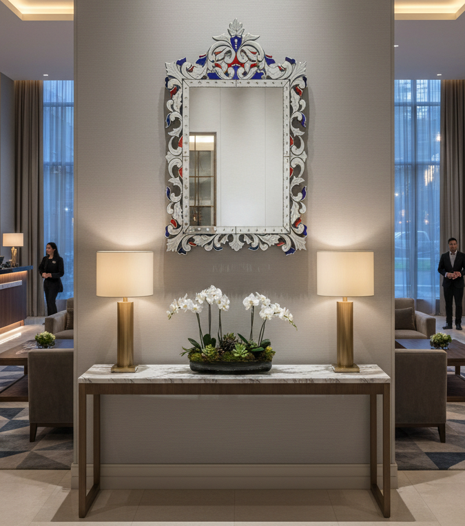 Venetian Mirror VD-794 Venetian Design 100% Heart Made Products