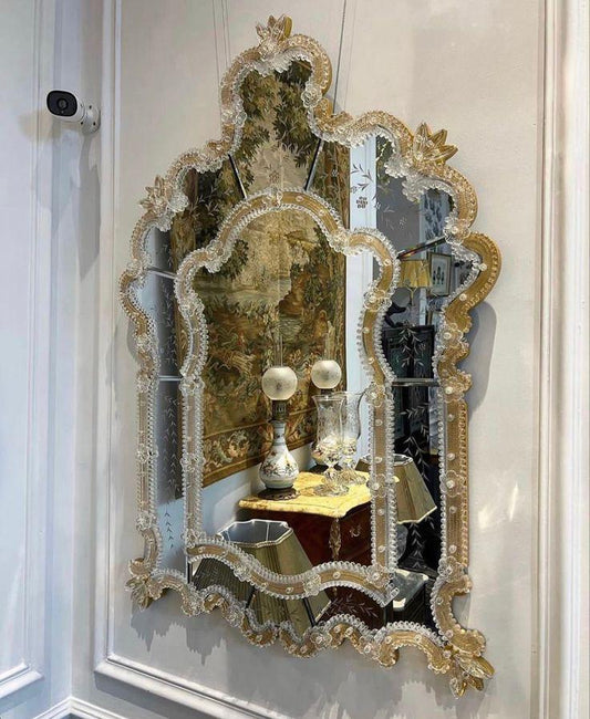 Rome Murano Mirror Venetian Design - Shop Venetian Mirrors and Furniture | Worldwide Shipping