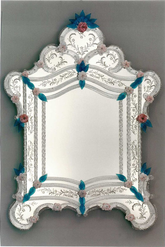 Pisa Murano Mirror Venetian Design - Shop Venetian Mirrors and Furniture | Worldwide Shipping