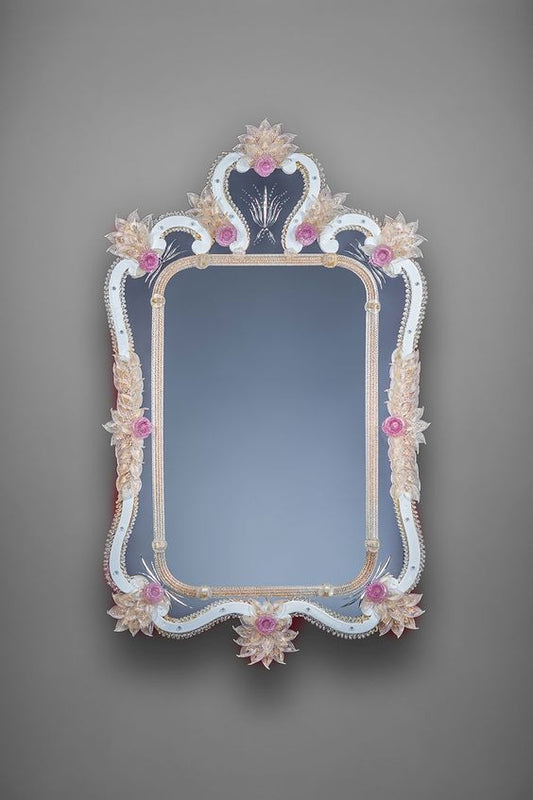 Verona Murano Mirror Venetian Design - Shop Venetian Mirrors and Furniture | Worldwide Shipping