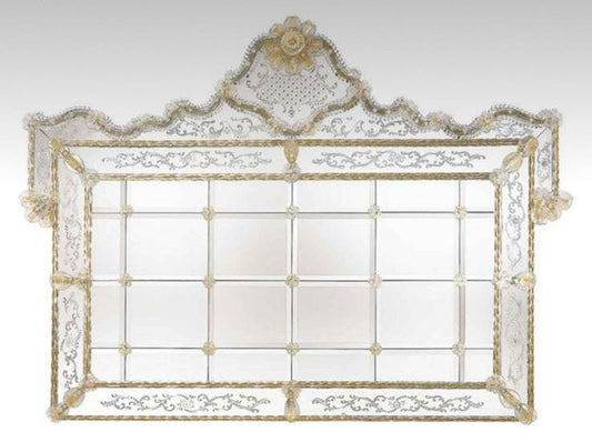 Bologna Murano Mirror Venetian Design - Shop Venetian Mirrors and Furniture | Worldwide Shipping