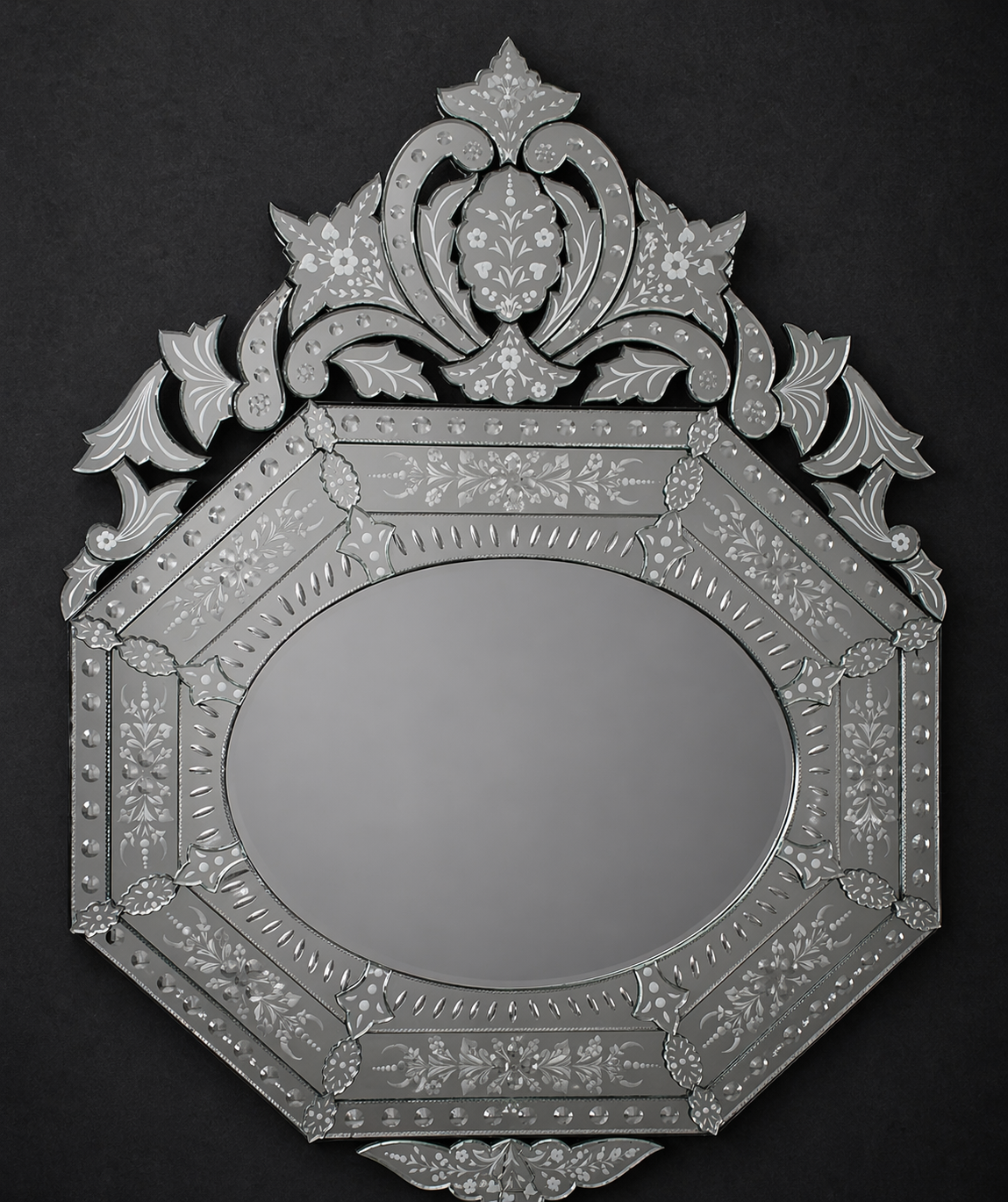 Octa Crown Wall Mirror VD-193 Venetian Design