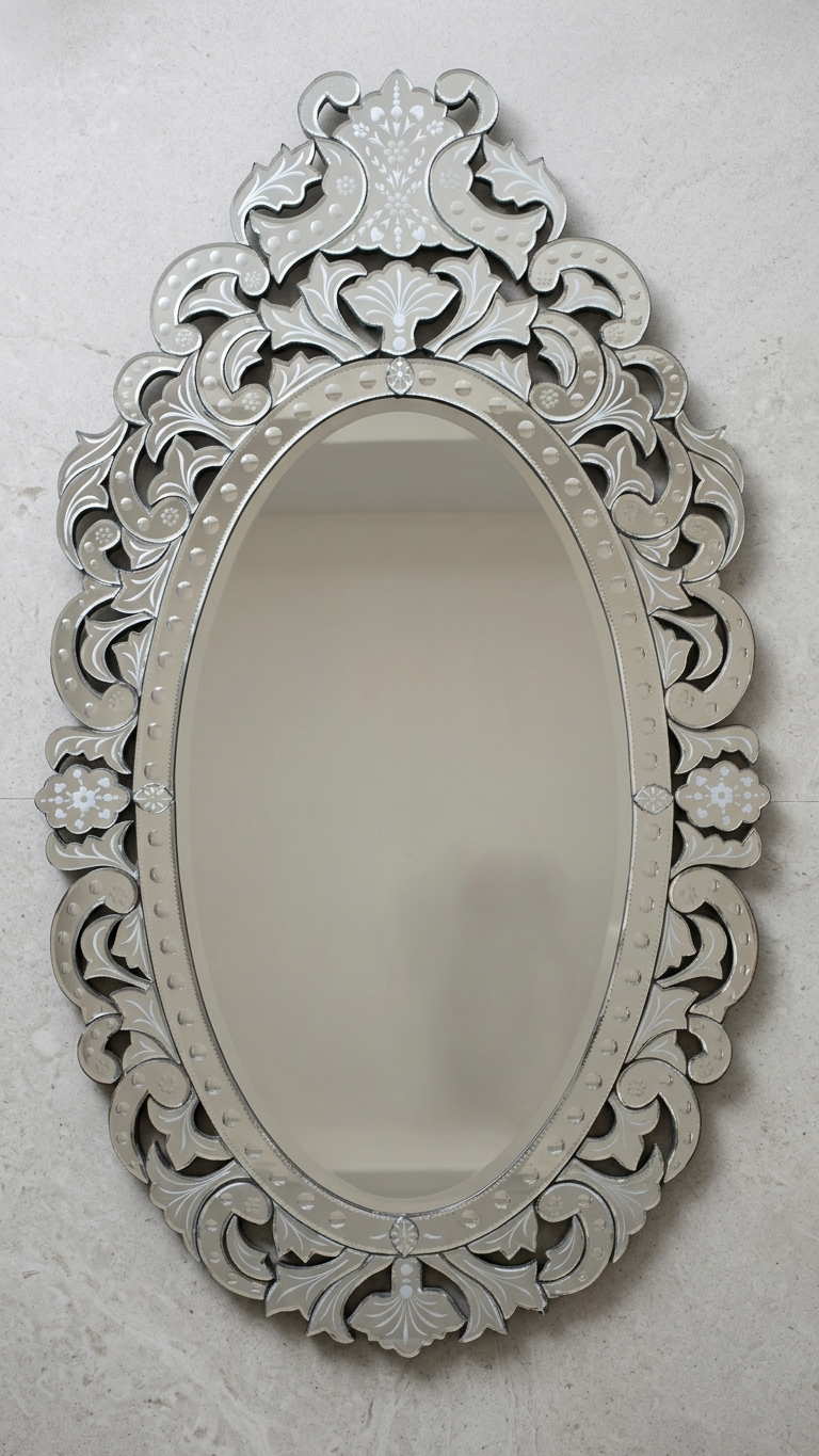 Big Oval Venetian Mirror VD-229 Venetian Design