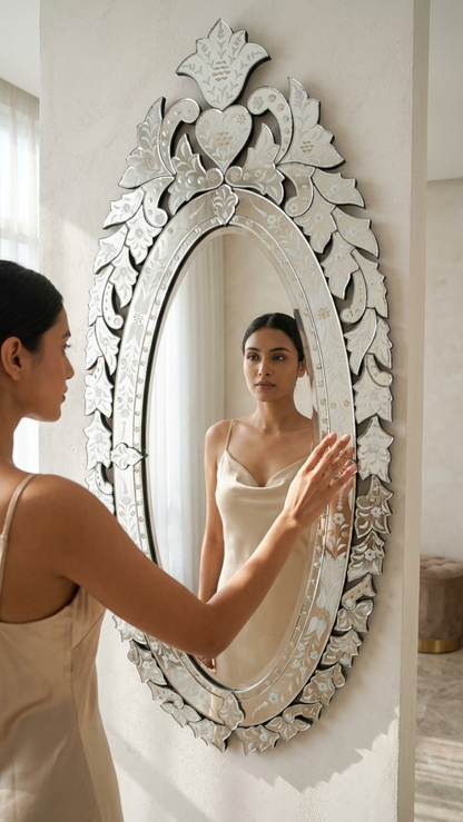 Long Oval Venetian Mirror VD-324 Venetian Design