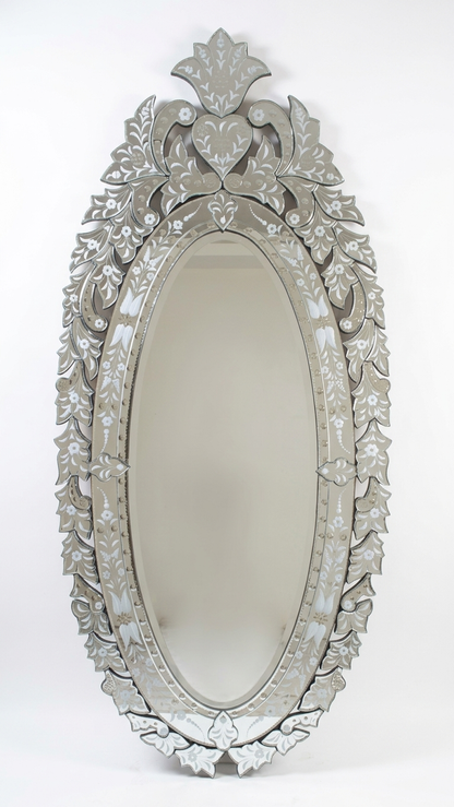 Long Oval Venetian Mirror VD-324 Venetian Design