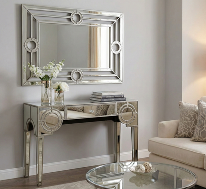 Mirrored Console Table with Drawer VDMF-426 Venetian Design 100% Heart Made Products