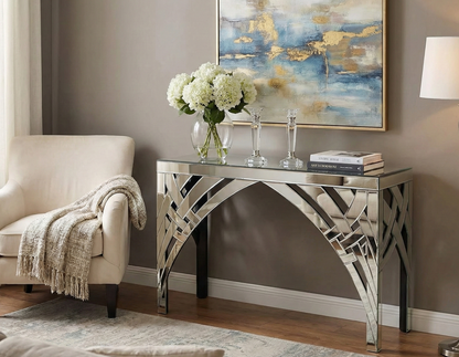 Mirrored Console Table VDMF-428 Venetian Design 100% Heart Made Products