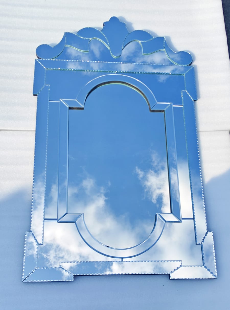 Rectangular Venetian Mirror for Wash Basin VD-PI-662 Venetian Design