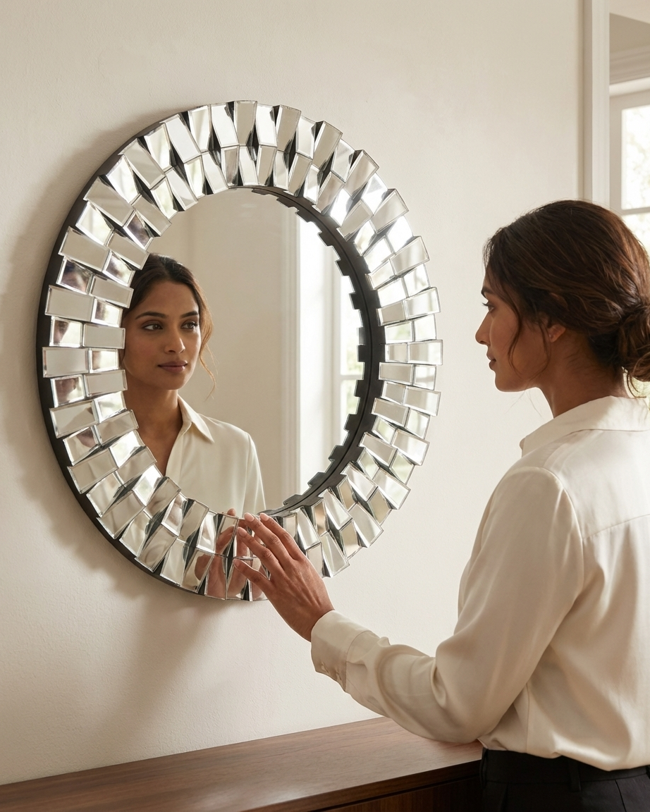 Globus decorative wall mirror for living room VDR-464 Venetian Design