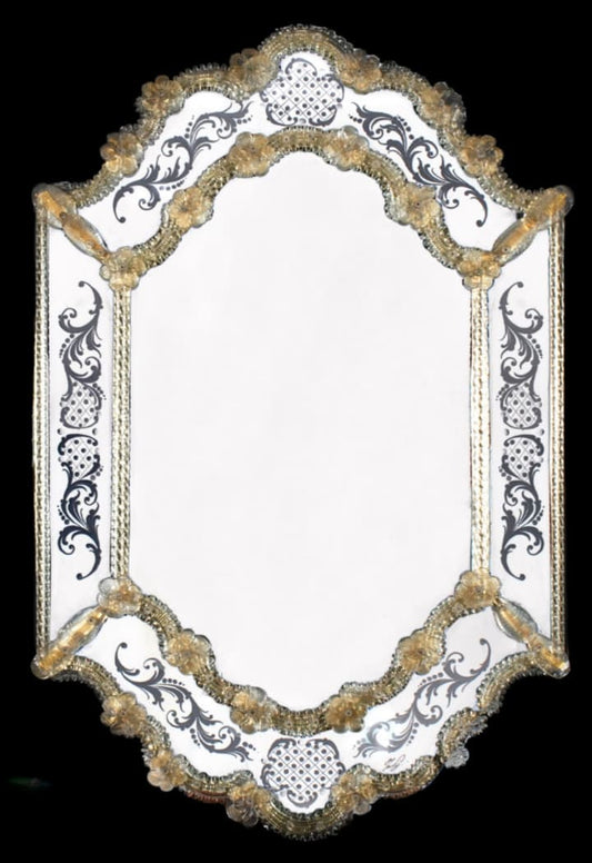 Bologna Murano Mirror Venetian Design - Shop Venetian Mirrors and Furniture | Worldwide Shipping