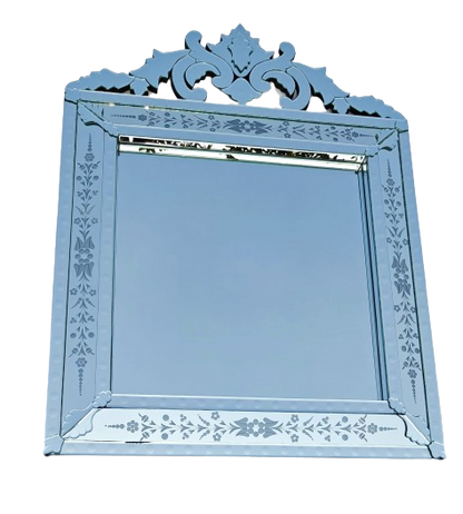 Rectangular Crown Venetian Mirror VD-808 Venetian Design (The boutique factory) 100% Heart Made Products