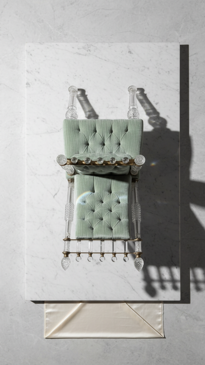 Crystal Dining Chairs Venetian Design