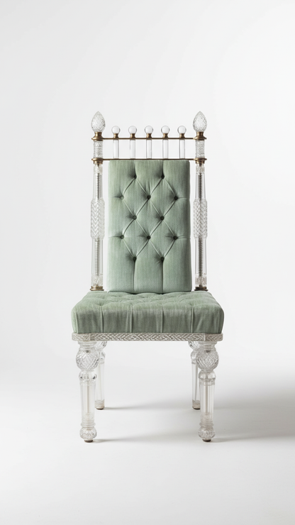 Crystal Dining Chairs Venetian Design