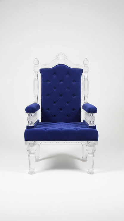 Crystal Arm Chair - A Stunning Addition to Your Living Room or Dining Room Venetian Design