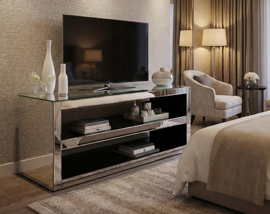 Mirrored TV cabinet VDMF-416 Venetian Design 100% Heart Made Products