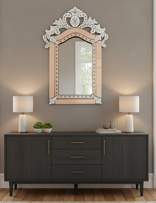 Jackson Small Venetian Mirror for Bathroom VDS-76 Venetian Design