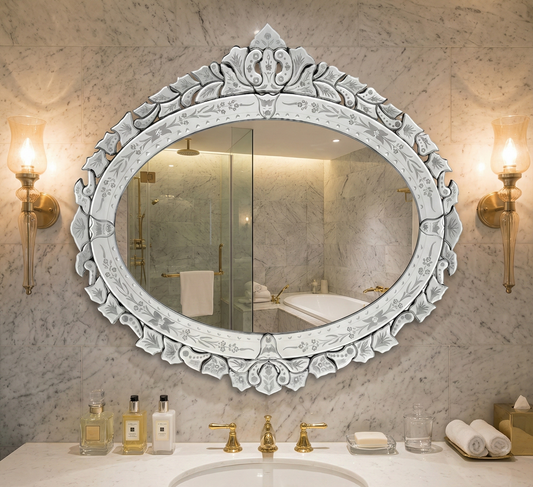 Venetian Mirror VD-782 Size - 40 x 40 Inches Venetian Design 100% Heart Made Products
